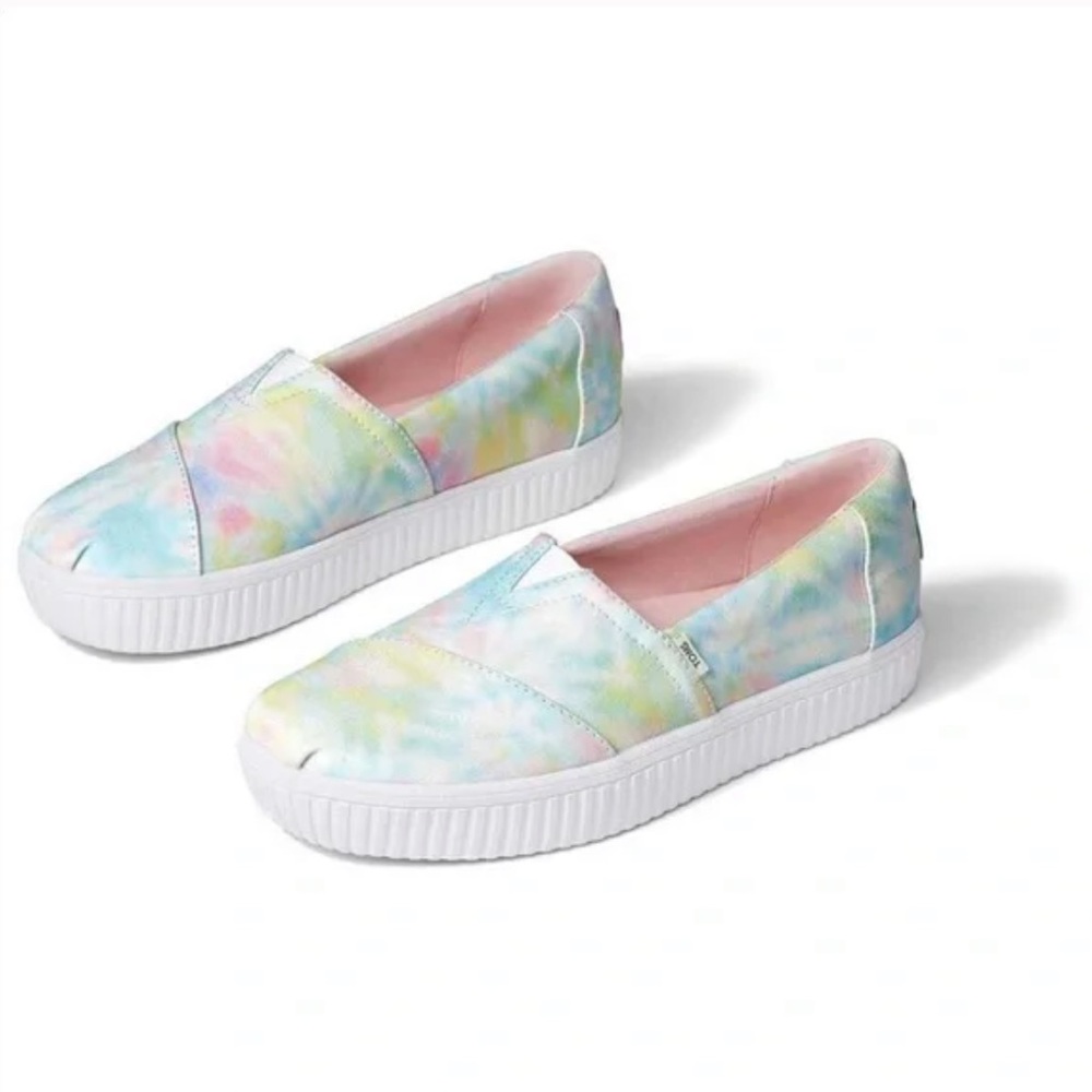 Toms Alpargata Indio Slip-On in Tie Dye sz 12 - Picture 2 of 8